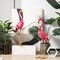 Costway 2-Piece Metal Crane/Flamingo Garden Statue Sculpture Set Outdoor Yard Lawn Decoration